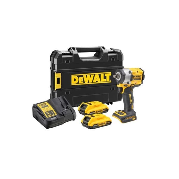 Boulonneuse med slag 1/2' XR 18V 2Ah li-ion borstad DEWALT säkerhetsband - DCF921D2T-QW