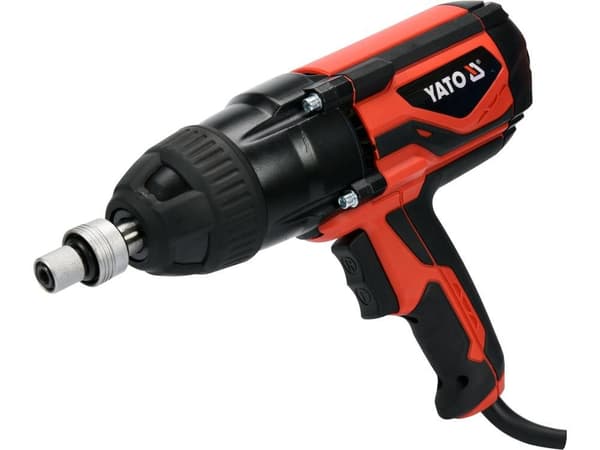 Yato YT-82021 voimansiirtoavain 1/2" 2600 RPM 600 Nm Musta, Punainen 1020 W