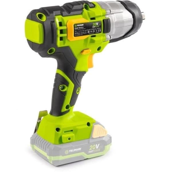 Akku-slagnøgle - FIELDMANN - 20V - 3200 slag/min - 300 Nm - Batteri og oplader medfølger ikke