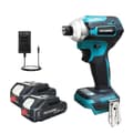 Miniatyrbild 1 av 2: Batteridriven Elektrisk Skruvdragare, 220N.M Moment, 3500RPM Hastighet,2PCS 2Ah Batteri, EU
