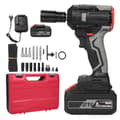 Miniatyrbild 2 av 4: Batteridriven Slagskruvdragare, Maximalt Vridmoment 350 N.m, Borstlös Motor, 1/2 Tum Chuck,svart