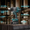 Miniatyrbild 4 av 4: Batteridriven Slagskruvdragare, 1600 Nm Vridmoment, 3 Hastighetsinställningar,EU, 2X5.0Ah batterier