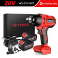 Miniatyrbild 2 av 2: 20V Elektrisk Slagskruvdragare, 600N.m Max. Moment, 2800rpm Hastighet, Lättviktsdesign,20V WS-L10-A2P