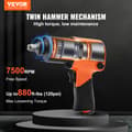Miniatyrbild 2 av 4: Luftdriven Slagnyckel, 880 ft-lb Max. Moment, 7500 RPM Fritt Varvtal, Lättviktsdesign