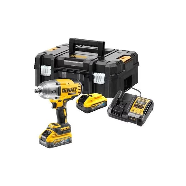Boulonneuse 1/2” XR 18V DEWALT 5Ah Li-Ion Borstlös 1396 Nm Säkerhetsring - DCF900H2T-QW