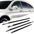 Miniatyrbillede 2 af 4: Bilvinduets vejrstrips tætning til Honda CR-V 2007-2011, holdbart gummi og aluminium, nem installation, reducerer støj.