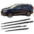 Miniatyrbillede 1 af 4: Bilvinduets vejrstrips tætning til Honda CR-V 2007-2011, holdbart gummi og aluminium, nem installation, reducerer støj.