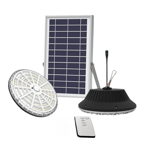 INF Solar pendelljus rörelsesensor, 4 lägen. IP55, fjärrkontroll 2-pack