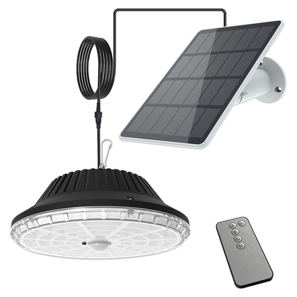 INF Solar pendelljus rörelsesensor, 4 lägen. IP55, fjärrkontroll 1-pack