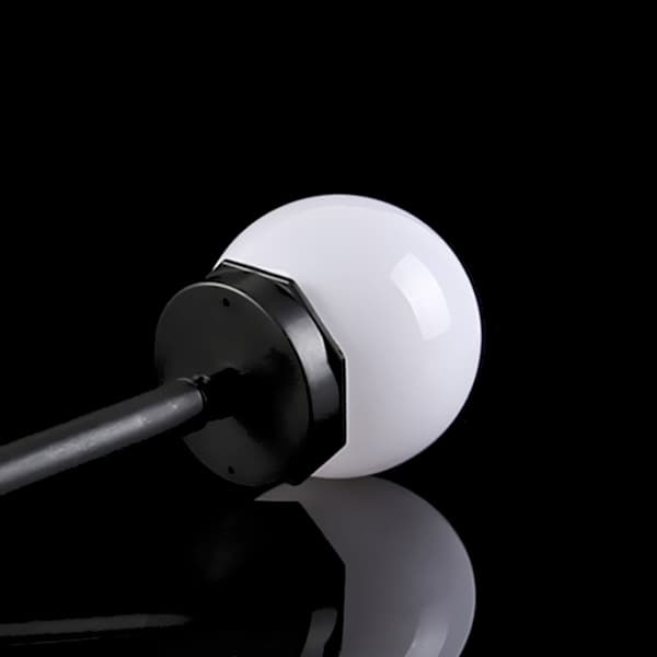 INF 2-pak udendørs solar jordstik Landskabslys HJ-005 Sort