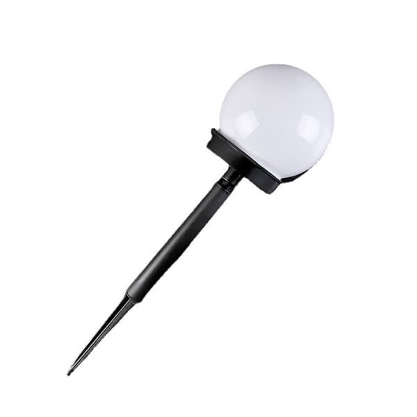 INF 2-pak udendørs solar jordstik Landskabslys HJ-005 Sort