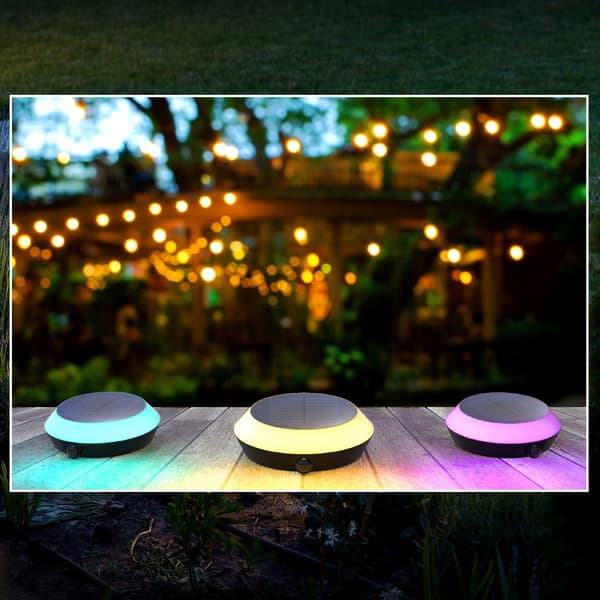 J&EL smart solar hagelampe sort Tuya