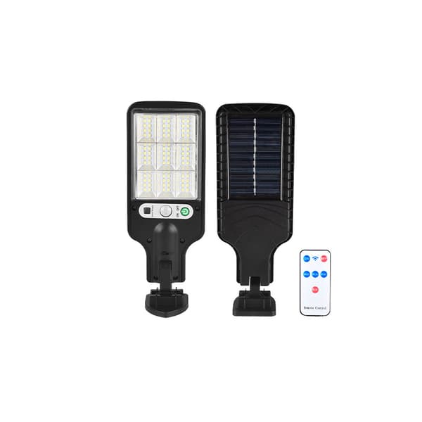 INF Solcelledrevet utendørs vegglampe med fjernkontroll Lamp Bead: 72 SMD