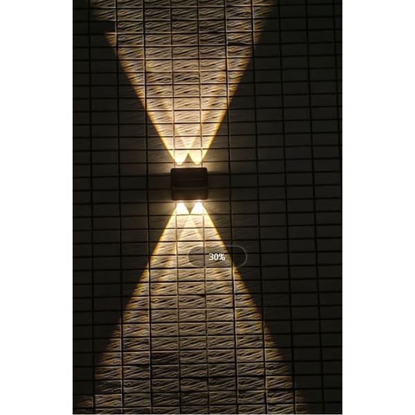 INF Solcellevegglampe med LED-perler RGB Model 1