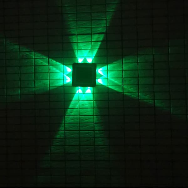 INF Solcelle Vegglampe med LED-pærer - Varmhvit Model 2