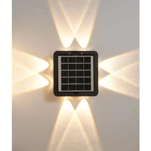 INF Solcellslampa för vägg med LED-lampor - Varmvit Model 2
