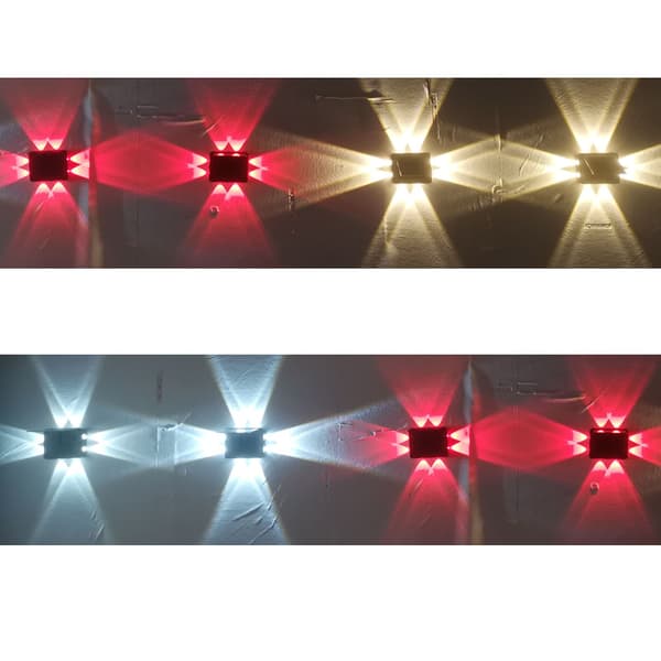 INF Solcellslampa för vägg med LED-lampor - Varmvit Model 2