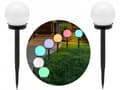 Miniatyrbilde 9 av 10: 4-Pack Trädgårdsbelysning RGB LED - Solcell