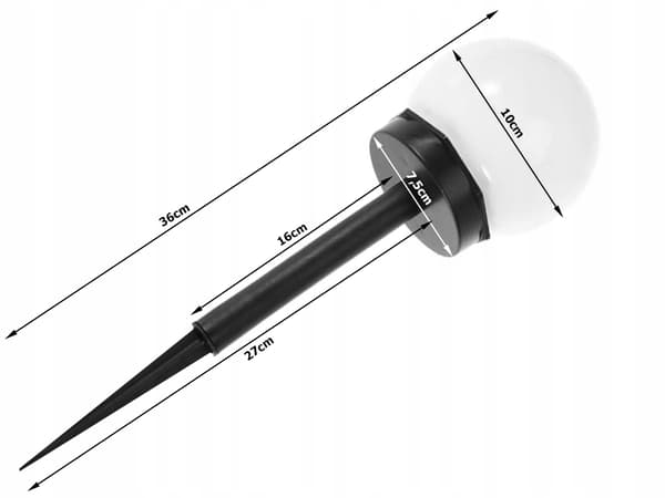 4-Pack Trädgårdsbelysning LED - Solcell