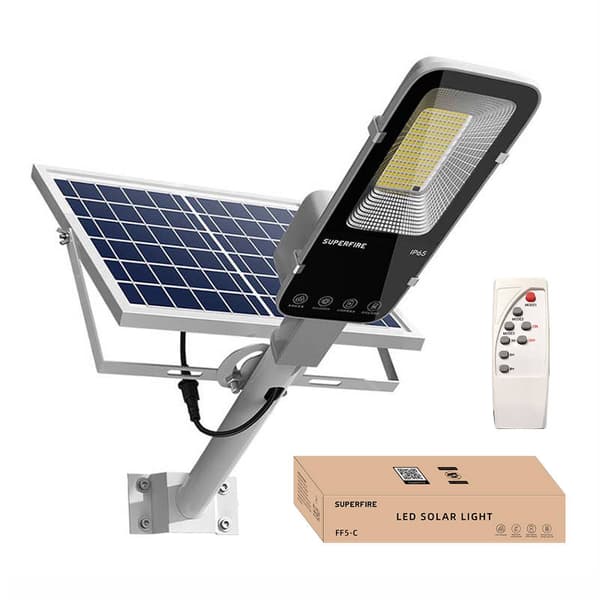 Solcellelampe Superfire FF5-C, 263W, 1200lm, 15000mAh