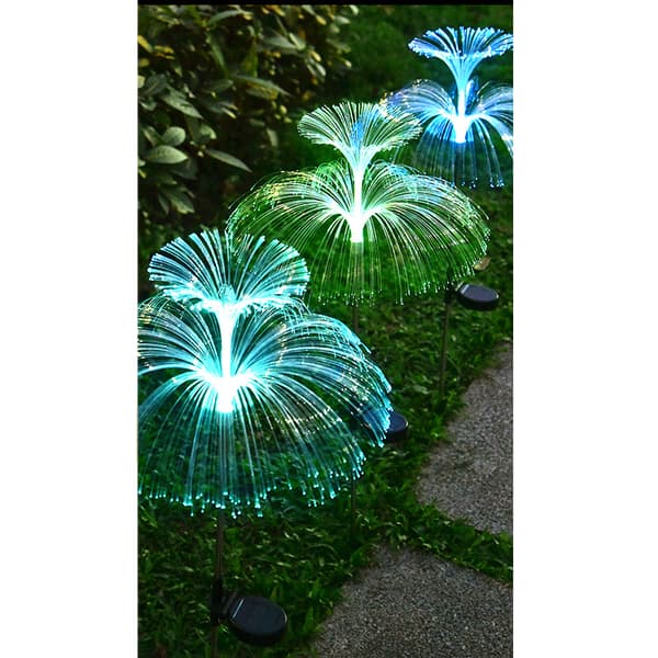 INF Solar Jellyfish Lights - 2-pack utomhus soldrivna dubbellagers Jellyfish Lights
