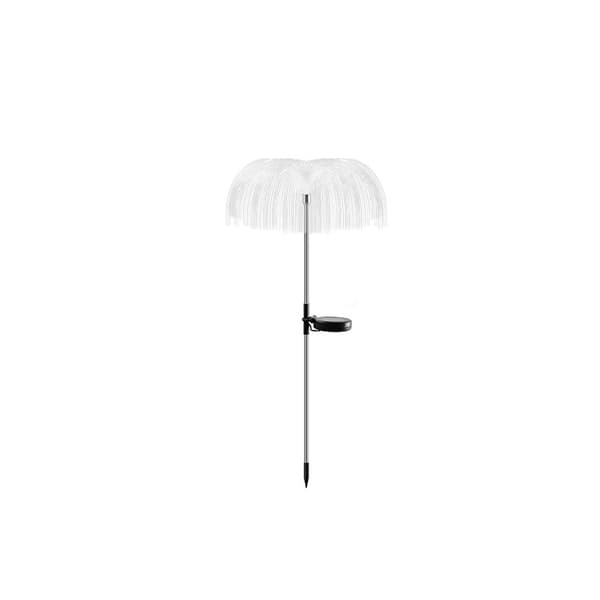INF Solar Jellyfish Lights - 2 Pack 30CM Single Fiber Optic Manet