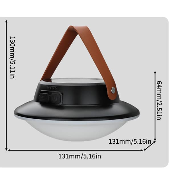 INF Solar Camping Lantern YL26 - Kannettava ja ladattava