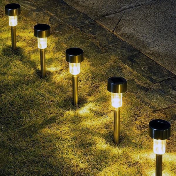 Trädgårdslampa Solcell / Lampa - 10 st