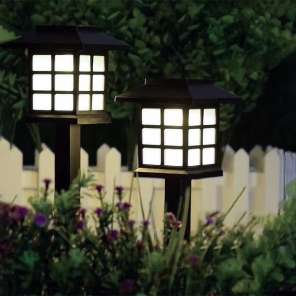 Trädgårdslampa Lykta Solcell - 6 st