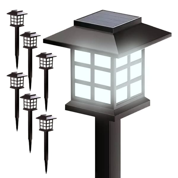 Trädgårdslampa Lykta Solcell - 6 st