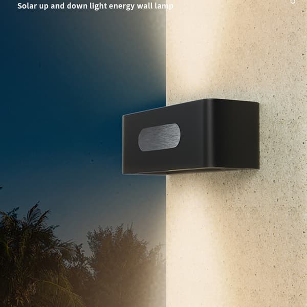 INF Solar Fence Lights Outdoor Wall Lights Varmvita lampor 8