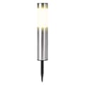 Miniatyrbild 8 av 8: INF Cylindrisk Gräsmatta Lampa (Silver) - 2-pack Varmvita lampor
