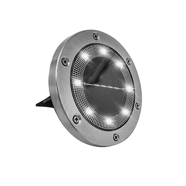 INF Solcellsdrivna marklampor - LED Silverram Varmvita lampor 4