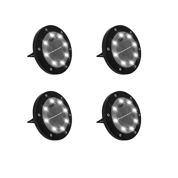 INF Aurinkokennovalaisimet maahan asennettavat LED musta kehys 4