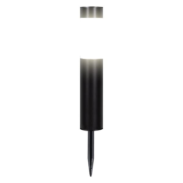 INF Sylindrisk plenlampe (svart) - Sett med 2, Hvit