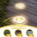 Miniatyrbild 6 av 8: 8x 3W marklampa IP65 utomhus LED-lampa mark infälld spotlight markstrålkastare markstrålkastare marklampa varmvit