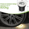 Miniatyrbild 2 av 8: 8x 3W marklampa IP65 utomhus LED-lampa mark infälld spotlight markstrålkastare markstrålkastare marklampa varmvit