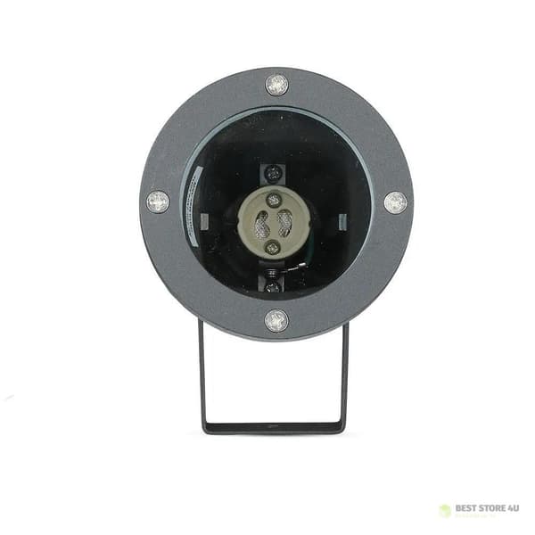 Jordmonteret havearmatur drevet aluminium GU10 sort IP44 V-TAC VT-769 3 års garanti