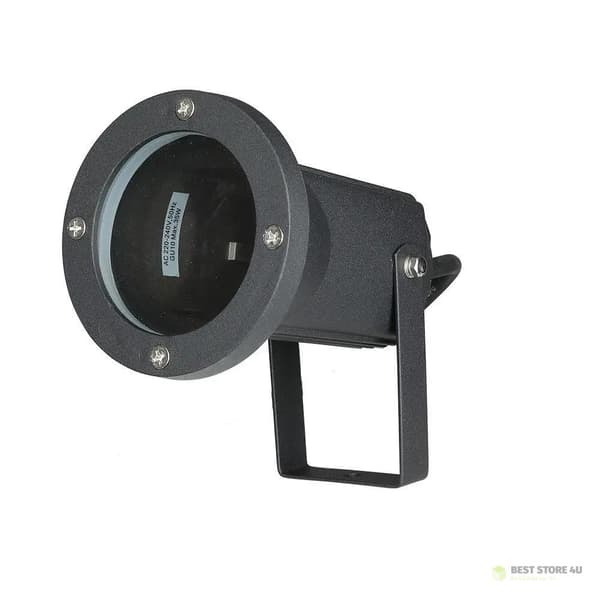 Jordmonteret havearmatur drevet aluminium GU10 sort IP44 V-TAC VT-769 3 års garanti