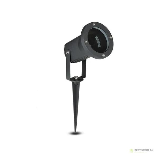 Jordmonteret havearmatur drevet aluminium GU10 sort IP44 V-TAC VT-769 3 års garanti