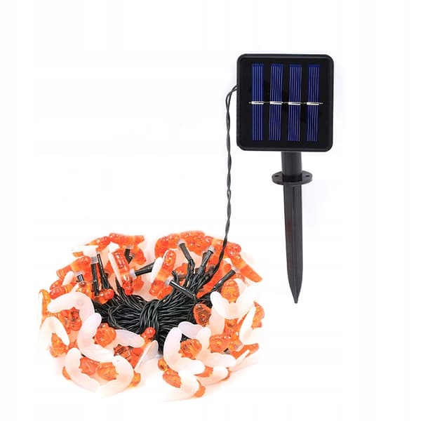 SOLAR Havelamper SÆT 5 meter 20 LED Bier BEE Kold
