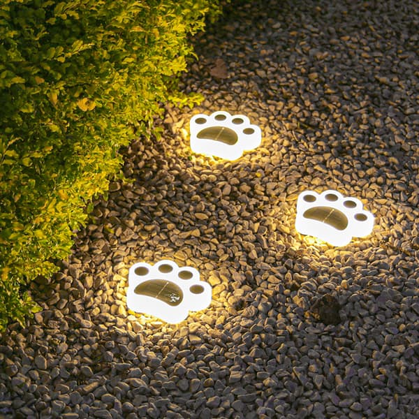 SOLAR PAW -lamppu Lämmin VÄRI Koristeellinen puutarha HIT IP65 1 kpl.