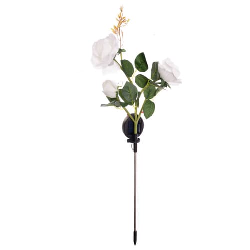 Trädgårdslampa Ros - Solcell