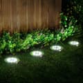 Miniatyrbillede 3 af 8: Bomclap 12-Pak Solar Jordlamper med 12 LED'er – Vandtætte Gulvlamper til Have & Terrasse