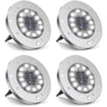 Miniatyrbillede 1 af 8: Bomclap 12-Pak Solar Jordlamper med 12 LED'er – Vandtætte Gulvlamper til Have & Terrasse