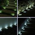 Miniatyrbild 2 av 9: Bomclap 12-pack solcellsmarklampor med 12 LED – vattentäta golvlampor för trädgård & uteplats