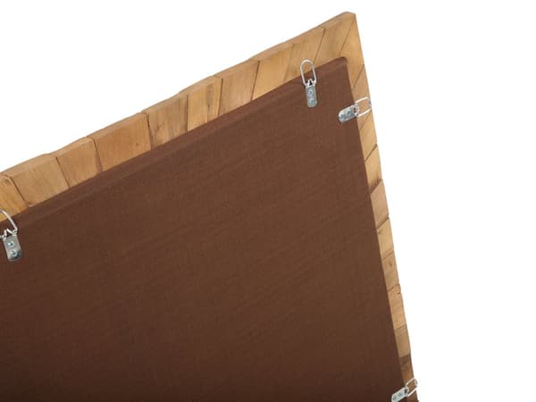 Väggdekor Flerfärgad Teak 70 x 70 cm Fyrkantig Rustik