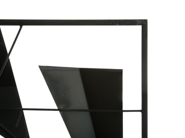 Väggdekor Blå och Guld Metall 3D Väggkonst Geometrisk Modern Kustnära stil