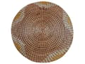 Miniatyrbild 10 av 11: Set med 5 väggdekorationer Naturlig Sjögräs Dekorativa Hängande Tallrikar Afrikansk Stil
