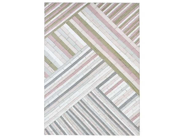 Väggdekor Mosaik Glas Randigt Mönster Modernt Minimalistiskt Tillbehör